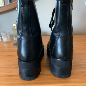 The Kooples Black Leather Ankle Boots